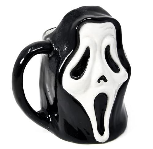 Gift Boutique Halloween Spooky Ghost 16 Oz Sculpted Ceramic Mug –...
