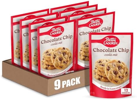 Chocolate Chip Cookie Mix, Makes 12 Cookies, 7.5 oz, 9 Pack