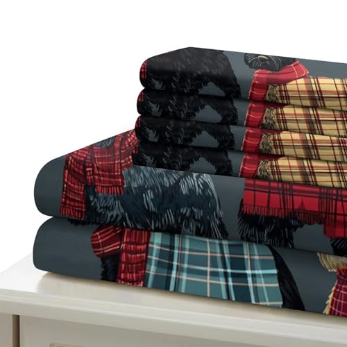 Linge de lit Scotch terrier 3 pièces respirant avec fermeture éclair - 7