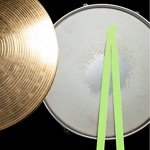 Baquetas profesionales dobles Vaguelly, 1 par, para batería, snare y jazz, agarre cómodo, para estudiantes y entrenamiento de peso, accesorios de percusión para músicos miniatura 3