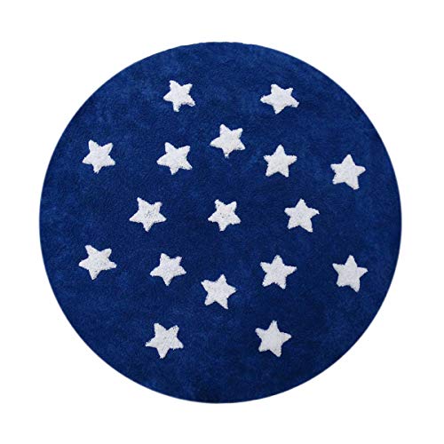 UN AMOR DE ALFOMBRA | Azul - 140x140 Redondo