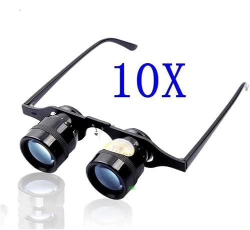 Binoculares 10X con visión nocturna y película azul miniatura 2