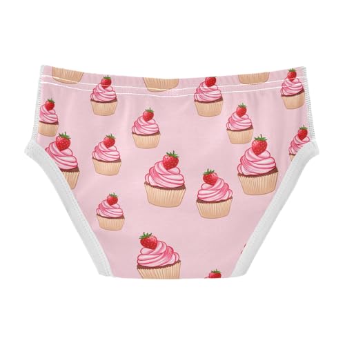 Cute Cupcakes Pink Strawberry Toddler Boy's Underwear 2T 202c18002