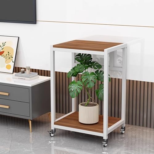 Soporte de tanque de tortuga rodante, estante de cultivo de grano de madera resistente para plantas acuáticas y macetas de exhibición, estante de esquina que ahorra espacio para el hogar y la oficina