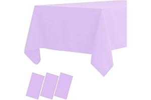 Pack of Light Purple Plastic Tablecloths