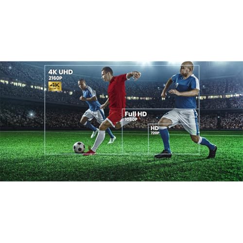 Image of BenQ TK710STi 4K HDR Laser 3200 Lumens Movie and Gaming Short Throw Projector with 4ms Response Time | 240Hz Refresh Rate | HDR10 & HLG | Android TV with Netflix Chromecast & AirPlay | 3D Keystone