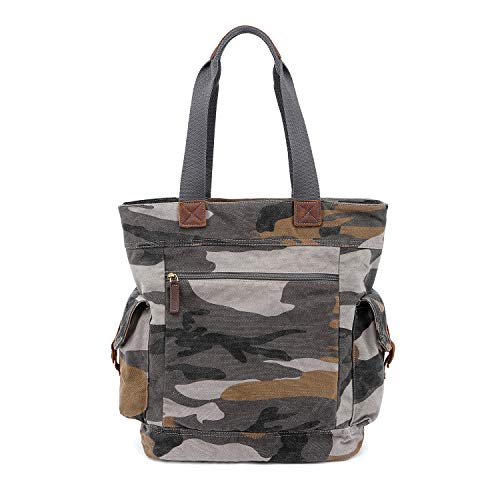 Bolso tote Renegade de tela de marca TSD miniatura 4