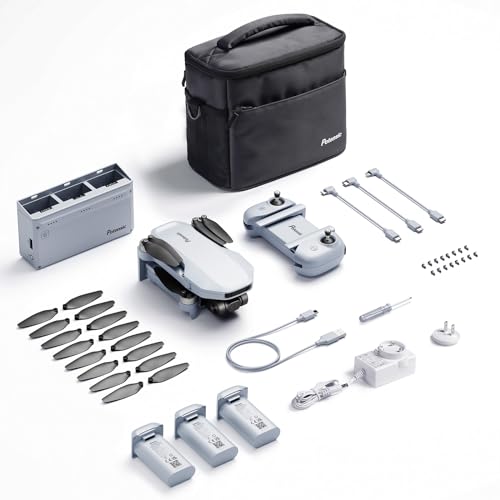 Drone Potensic ATOM SE com GPS, câmera EIS 4K, menos de 249 g, voo de 93 min, transmissão FPV 4 km, motor sem escovas, velocidade máx. 16 m/s, hub de carga rápida paralela 60 W, combo... glide