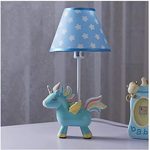 Lampe de bureau chambre d'enfant bleue pour lire une histoire avant de s'endormir