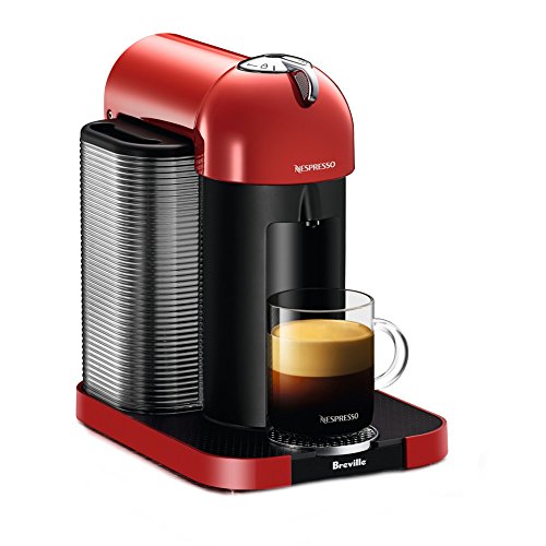 Breville-Nespresso USA BNV220RED1BUC1 Vertuo Coffee and Espresso Machine, 40 ounces, Red
