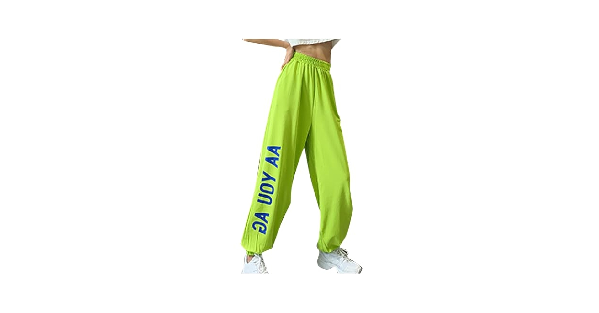 Amazon.com: Gothic Letter Print Sweatpants, Hip-Hop