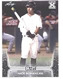 2020 Leaf Draft #30 Nick Gonzales Pittsburgh Pirates (1st Leaf Card) MLB Baseball Card (RC - Rookie Card) NM-MT