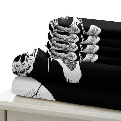 Housse de couette microfibre résistante 3 pièces effet 3D super douce homme - 7