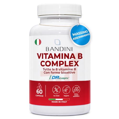 Bandini Vitamina B-Complex Alto Dosaggio - 60 Capsule Vegane