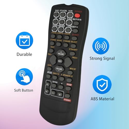 Télécommande RX-V450 HTR-5740 avec contrôle infrarouge stable