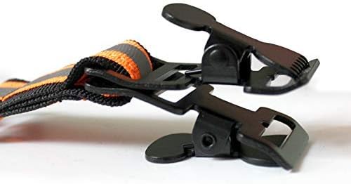 Miniatura 6 de MELOTOUGH Paquete de 1 correa para guante de bombero, soporte para guantes con correa reflectante de seguridad + 2 unidades de ork para guantes,