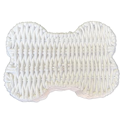 Otterpets Toy Bin For Pets, Bone Shape Basket, Cotton Rope Storage, Handmade, Dog Toy Bin Organizer #TOP4