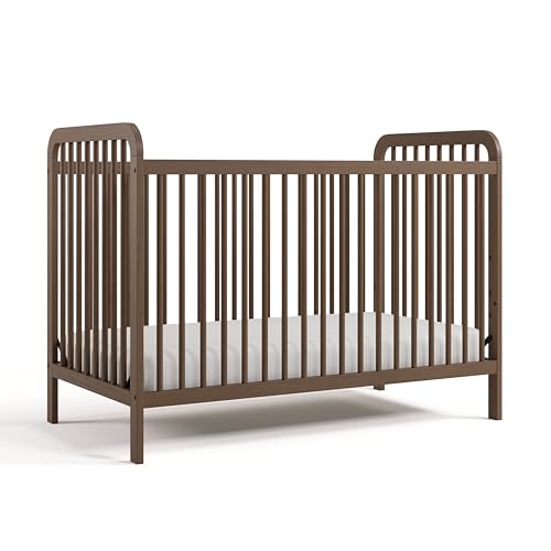Image of Storkcraft Pasadena 3-in-1 Convertible Crib, Hazelnut