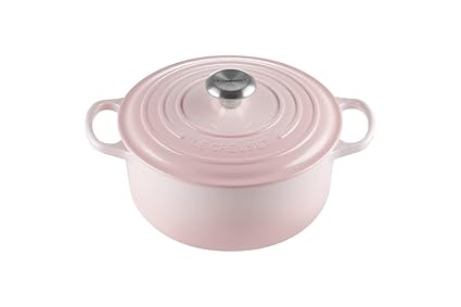 Le Creuset Evo Round Casserole 24 Cm-Shell Pink