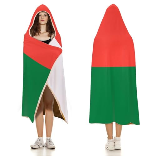 Couverture à capuche chaude et confortable grand format