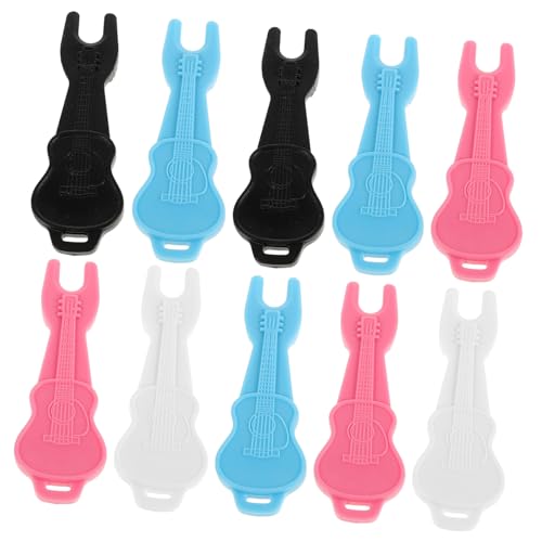 VICASKY 10 Piezas Encordador De Guitarra Extractor De Clavijas Para Guitarra Acústica Unidades...