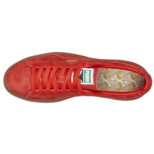 PUMA PUMA Mens Suede VTG Hairy Suede Lace Up Sneakers Shoes Casual - Red - Size 9.5 M