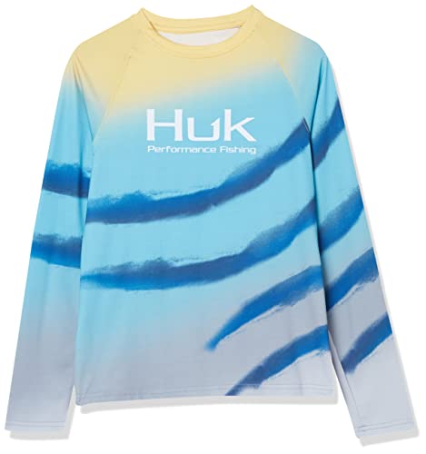 T-shirt manches longues enfant HUK idéal pour le surf et les activités nautiques S