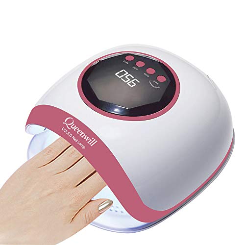 Led Uv Nail Lamp For Gel,Professional Nail Dryer Light Smart Auto-Sensing With 4 Timer Setting 10/30/60/99S #TOP2