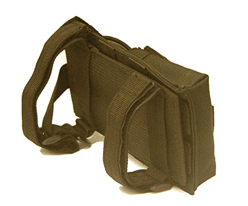 Ultimate Arms Gear Tactical Molle Pals Strap Mounted Military Magazine Mag Ammo Pouch Holder Carrier With Stock Buttstock Adapter , Coyote Tan #TOP5