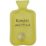 Promobo Mini-Wärmflasche, Handwärmer/Taschenwärmer, mit witzigem Schriftzug, gelb