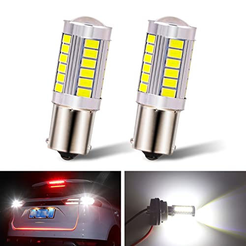 YnGia 2PCS 1156 Car LED Bulbs BA15S P21W 7506 Light Bulb