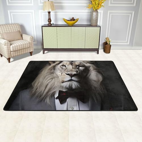 Tapis vintage salon lavable grand format pour salle à manger - 3