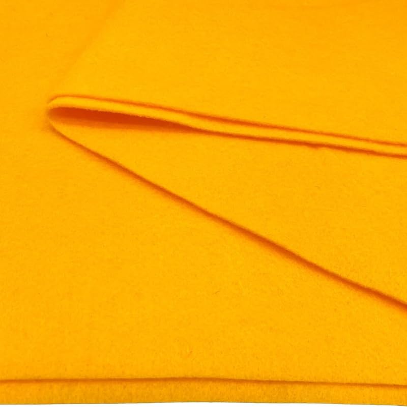 Miniatura 2 de Ice Fabrics The Yard - Tela de fieltro para manualidades, 72 pulgadas de ancho y 0.063 in de grosor, tela dorada brillante suave y duradera para