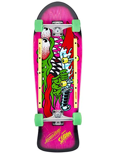 Santa Cruz Slasher Cruzer 80s Complete Skateboard,10.1in x 31.13in Assorted