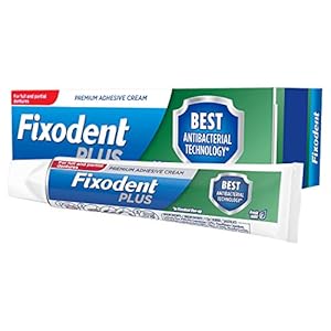 Fixodent Plus Antibacteriële Technologie Gebitlijm, 40 g