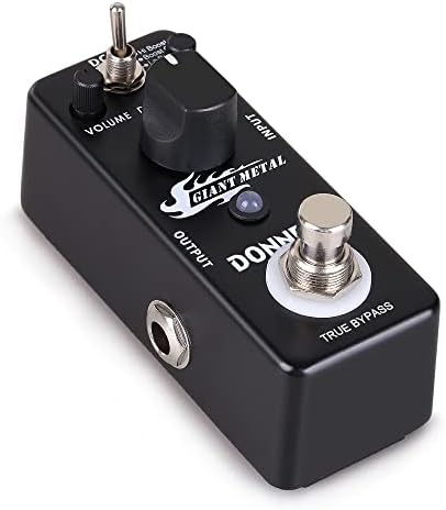 Donner Metal Distortion Guitar Pedal, Giant Metal Boost Distortion Effect 3 Modes True Bypass
