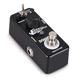 Donner Giant Metal Distortion Pedal -Boost Distortion for Electric Guitar, Pedalboards, 3 Modes True Bypass [Hi Boost]: Enhance your sound with improved high-frequency response, allowing for clearer articulation of heavy tones and intricate technique...