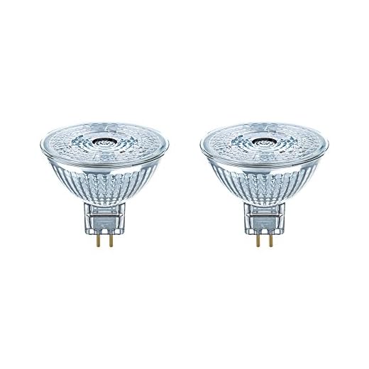Osram LED Star MR16 Reflektorlampe, GU5.3-Sockel, 4, 6 Watt - Ersatz für 35 Watt, 36 ° Abstrahlungswinkel, Warmweiß - 2700K, 2er-Pack