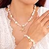 XFSRG Collier, bracelet, bracelet de cheville en Coquillages Ensemble Femme de Style Bohémien Parure idéale pour la plage en été #4