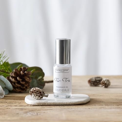 The White Company London Fir Tree Fragrance Oil, 15ml, Premium Aromatherapy Oil for Diffuser, Humidifier, Perfume and Candle Making
