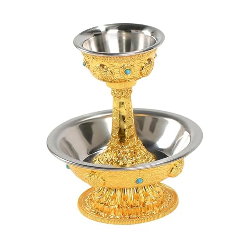 Copa de metal rituales y meditación budista ideal para regalar a practicantes