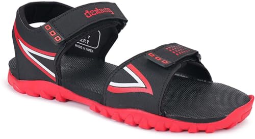 Image of density Men Sandals (Red, 6)|STYLE 176