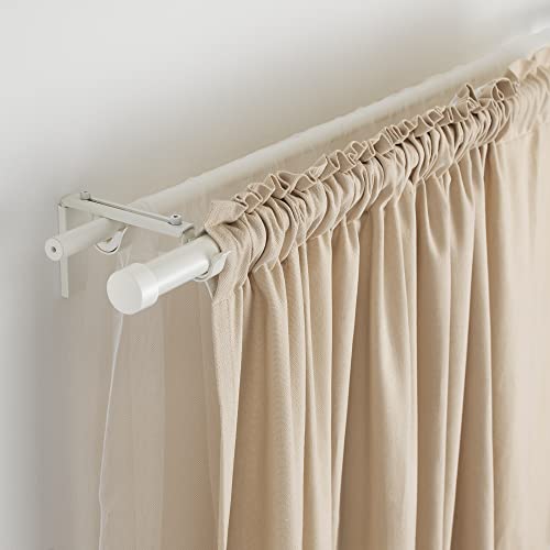 Tringle à rideaux blanc Hugad pour illuminer votre chambre à coucher - 2