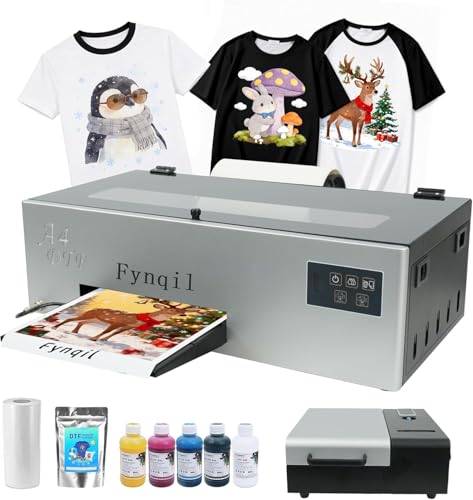 Fynqil A4 DTF Printer and Oven, Transfer Printing Machine for DIY...