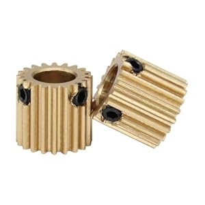 MEMEM Ritzelsatz Messing Mini-Schneckenrad 0,5M-22T