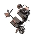 Décoration moto en métal – ce modèle de moto rétro en fer ressemble à une véritable œuvre d'art, pouvant servir de et d'objet de décoration. petite décoration moto