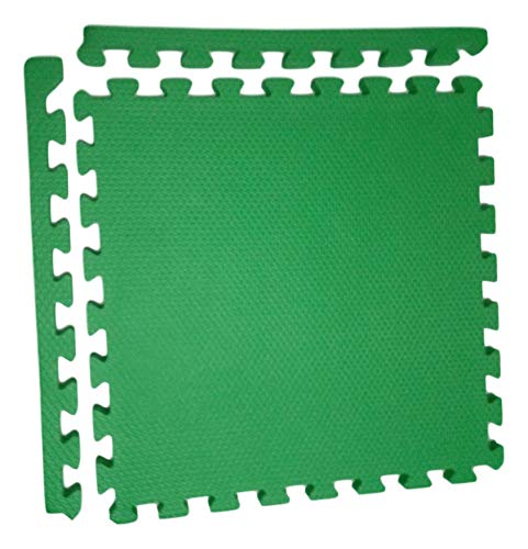 Kit 16 Tapetes Tatames Coloridos Eva 50cm X 50cm X 15mm C/Borda