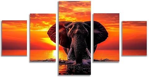 Broderie diamant kit complet éléphant pour chasser le stress des adultes