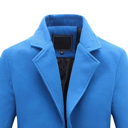 Trench long élégant pardessus ajusté imperméable mi-saison col cranté - 2