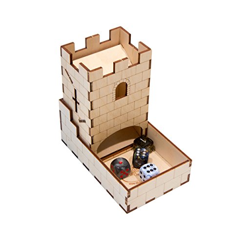 Mini Dice Tower Kit evita dados perdidos y desorden en la mesa de juego